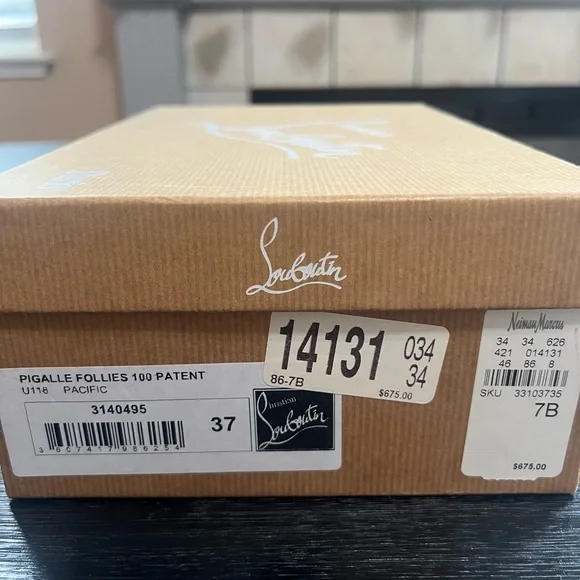 Christian Louboutin Aqua StilettoHeels - Picture 9 of 9